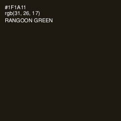 #1F1A11 - Rangoon Green Color Image